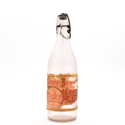 Eldredge Brewing Co Cream Ale Pre-Pro Embossed Blob Top Bottle