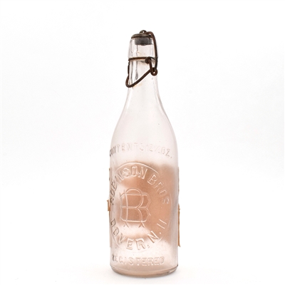 Eldredge Brewing Co Cream Ale Pre-Pro Embossed Blob Top Bottle