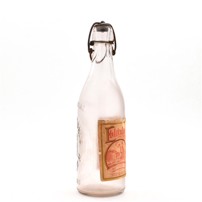 Eldredge Brewing Co Cream Ale Pre-Pro Embossed Blob Top Bottle