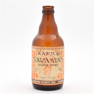 Hahns Bavarian Style Brew 1930s Steinie Bottle