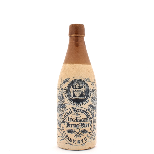 Hinckel Brewing Co Jug Lager Krug Bier Pre-Pro Stoneware Bottle