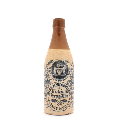 Hinckel Brewing Co Jug Lager Krug Bier Pre-Pro Stoneware Bottle