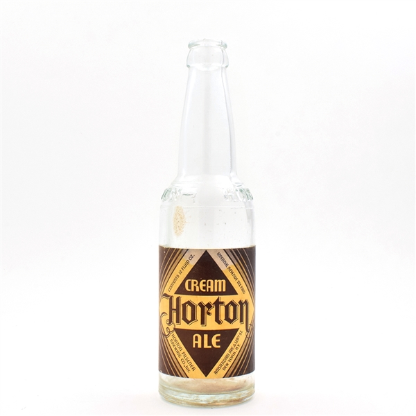 Horton Cream Ale 1930s Embossed Bottle