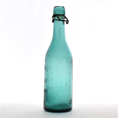 Leutz Bros Boston Pre-Pro Blob Top Bottle DARK AQUA