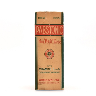 Pabst Tonic Pre-Prohibition Era Bottle in Original Box STILL FULL