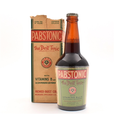 Pabst Tonic Pre-Prohibition Era Bottle in Original Box STILL FULL
