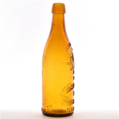 Springfield Brewing Co Pre-Prohibition Embossed Blob Top Bottle BOSTON BRANCH