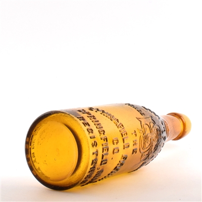 Springfield Brewing Co Pre-Prohibition Embossed Blob Top Bottle BOSTON BRANCH