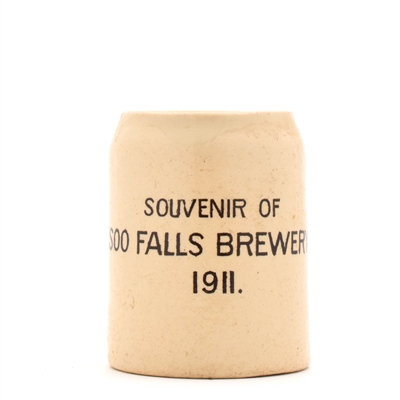Soo Falls Brewery Canadian 1911 Souvenir Ceramic Mini Mug
