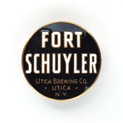 Fort Schuyler 1930s Enameled Tap Knob Insert