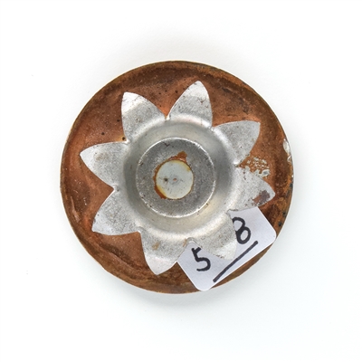 Fort Schuyler 1930s Enameled Tap Knob Insert