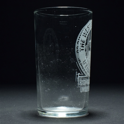 West End Brewing Co Etched Drinking Glass 2 of 2