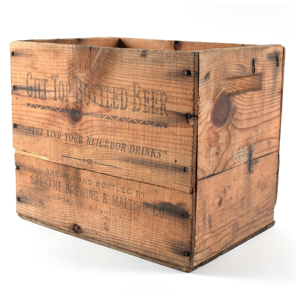 Gilt Top Bottled Beer Pre-Prohibition Wood Case