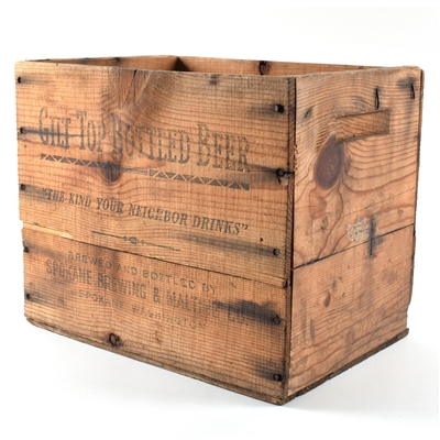 Gilt Top Bottled Beer Pre-Prohibition Wood Case