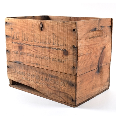 Gilt Top Bottled Beer Pre-Prohibition Wood Case