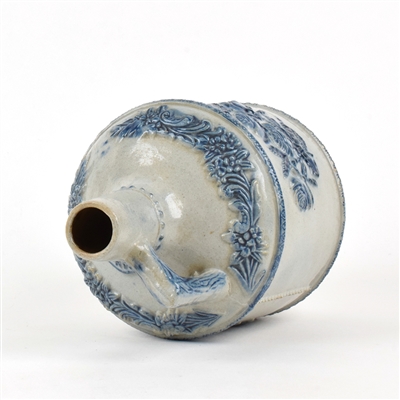 White Rose Rye Whiskey Pre-Pro Stoneware Jug