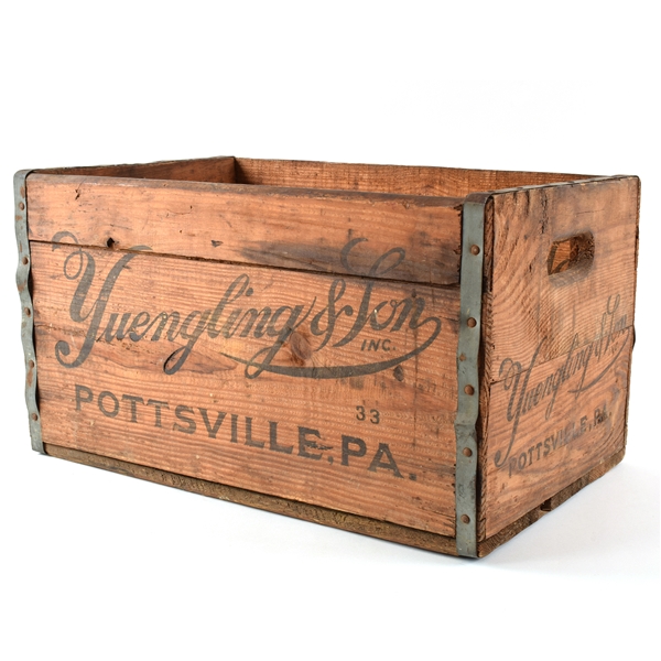 Yuengling and Son Pre-Pro Wood Bottle Case