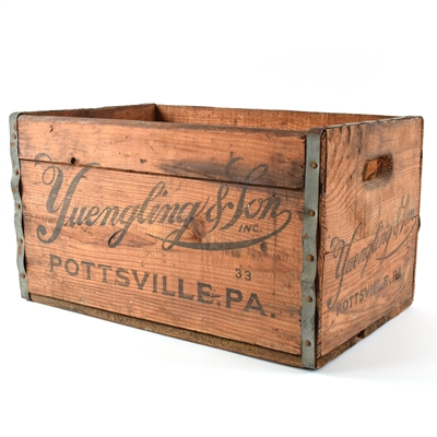 Yuengling and Son Pre-Pro Wood Bottle Case