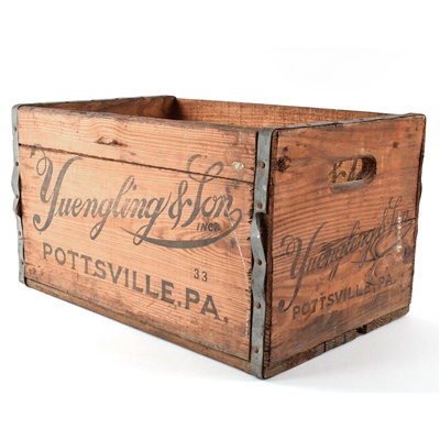 Yuengling and Son Pre-Pro Wood Bottle Case