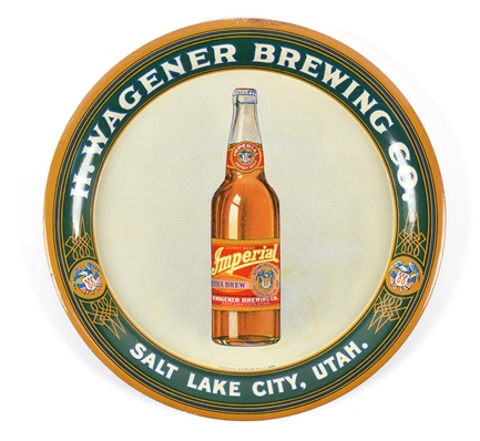 H Wagener Brewing Imperial Beer Pre-Prohibition Tip Tray