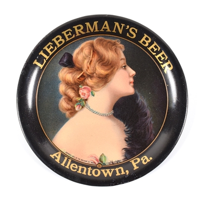 Liebermans Beer Pre-Prohibition Tip Tray