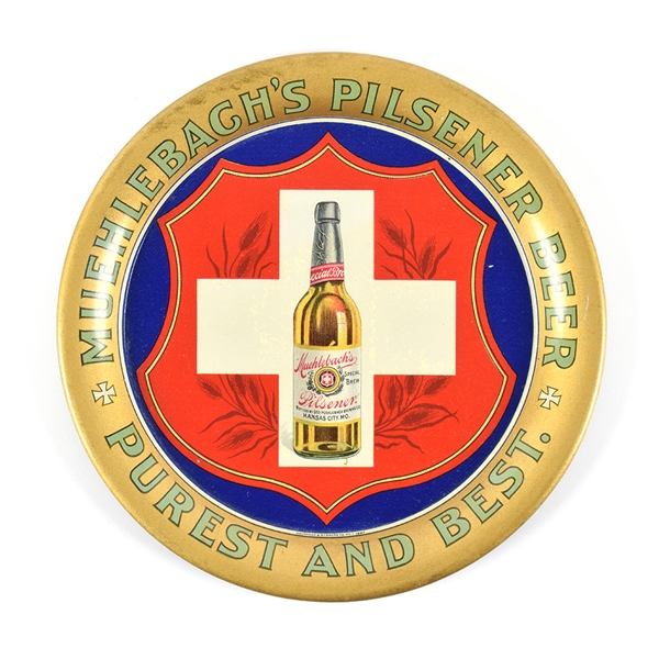 Muehlebachs Pilsener Beer Pre-Prohibition Tip Tray