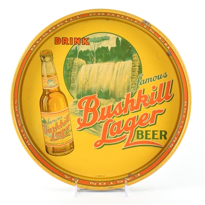 Bushkill Lager Beer 1930s Serving Tray