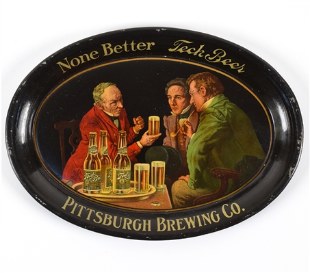 Pittsburgh Brewing None Better Tech Beer Men Pipe Tip Tray