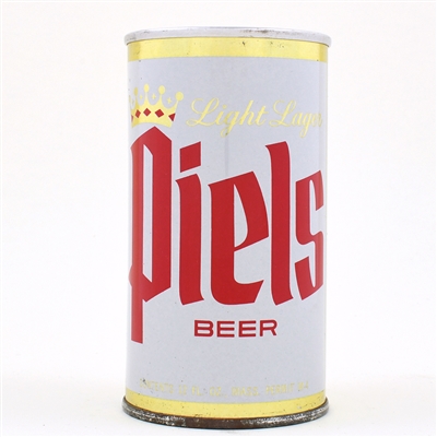 Piels Light Lager Beer ZIP Top GOLD TRIM MINTY