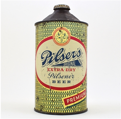 Pilsers Beer Quart Cone Top 217-9