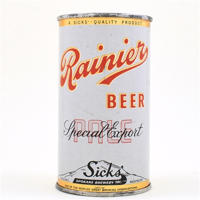 Rainier Beer Instructional Flat Top NO TREES SPOKANE 118-25 OI 705