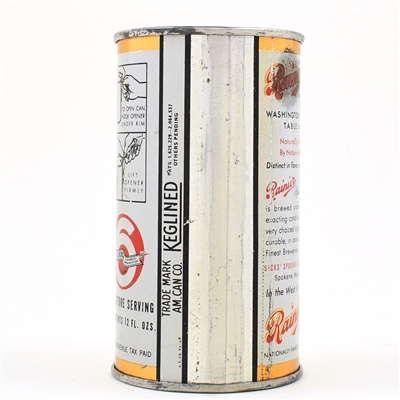 Rainier Beer Instructional Flat Top NO TREES SPOKANE 118-25 OI 705