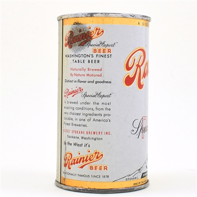 Rainier Beer Instructional Flat Top NO TREES SPOKANE 118-25 OI 705