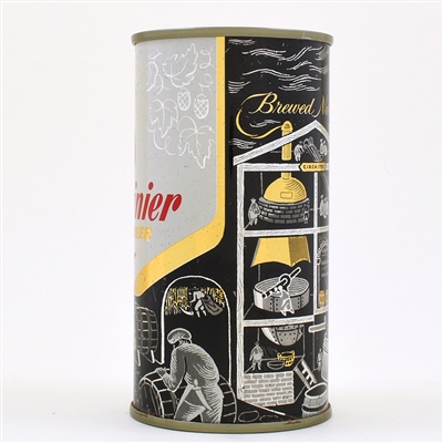 Rainier Jubilee 11 Ounce Flat Top BREWED NATURALLY Black UNLISTED