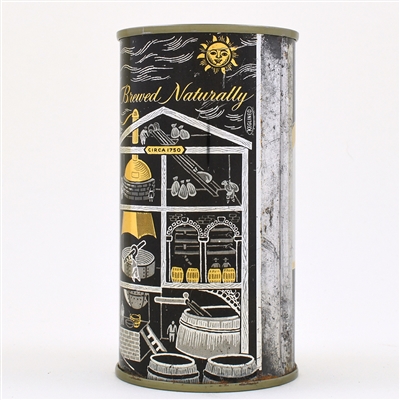 Rainier Jubilee 11 Ounce Flat Top BREWED NATURALLY Black UNLISTED