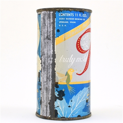 Rainier Jubilee 11 Ounce Flat Top NATURALLY LIGHT Blue Metallic UNLISTED