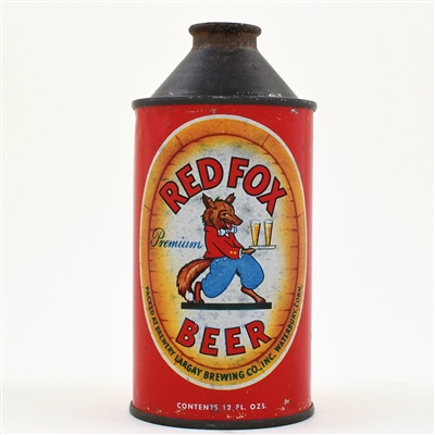Red Fox Beer WITHDRAWN FREE BLUE MANDATORY L180-26 RARE