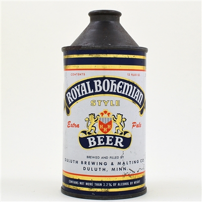 Royal Bohemian Beer Cone Top NON-IRTP EXTRA PALE 182-24