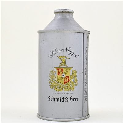 Schmidt Beer Flat Bottom Cone Top DULL GOLD L185-4 UNLISTED
