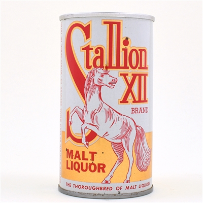 Stallion XII Malt Liquor Pull Tab METALLIC 126-3