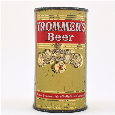 Trommers Beer Misprint Flat Top ORANGE IRTP 139-27