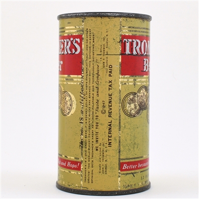 Trommers Beer Misprint Flat Top ORANGE IRTP 139-27