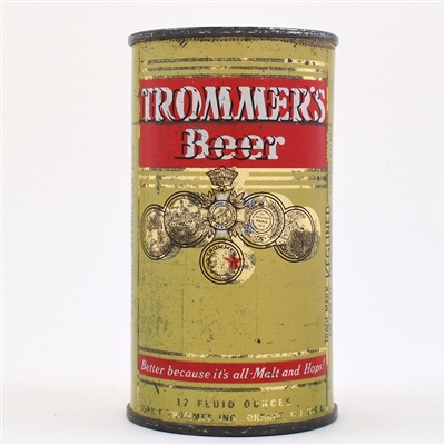 Trommers Beer Misprint Flat Top ORANGE IRTP 139-27
