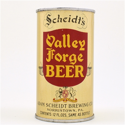 Valley Forge Beer Instructional Flat Top 17A \ CODE 142-39 OI 834 NEAR MINT