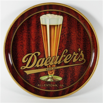 Daeufer's Since 1848 Allentown PA Beer Serving Tray OUTSTANDING