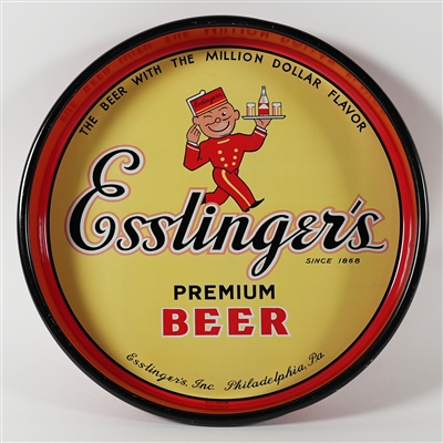 Esslinger Premium Beer With Million Dollar Flavor Tray OUTSTANDING