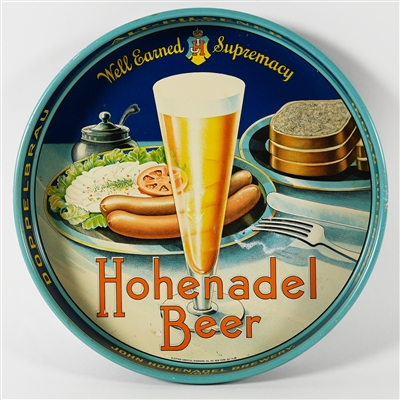 Hohenadel Alt Pilsener Style Well Earned Supremacy Tray