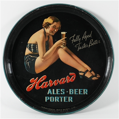 Harvard Ales Beer  Porter Fully Aged Tastes Better Tray EXCELLENT