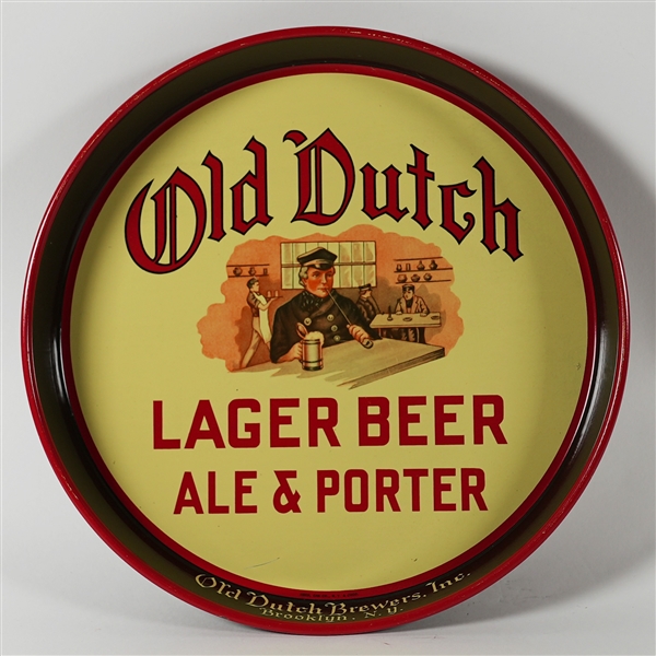 Old Dutch Lager Beer Ale Porter Tray EXCELLENT