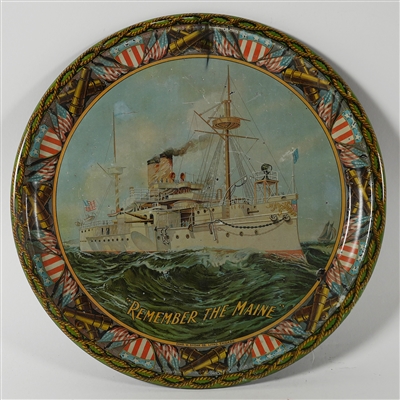 Remember The Maine Battleship SHONK Tray